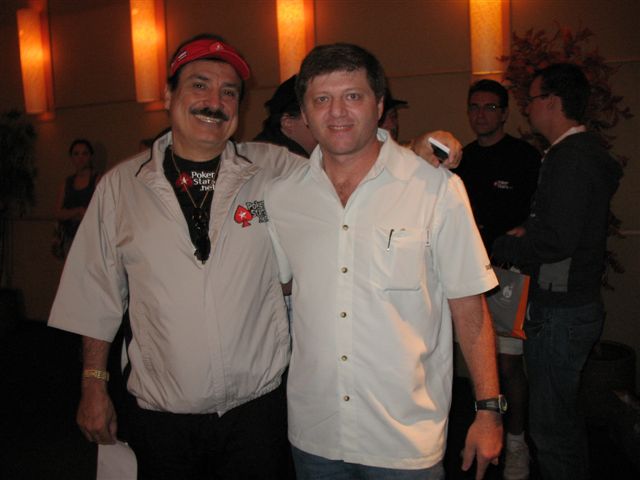 Dieagoaiz junto a Humberto Brenes en el LAPT de Chile